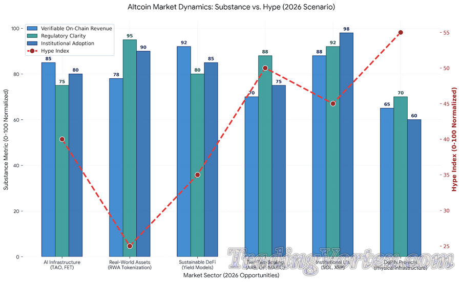Altcoin Market Dynamics — Substance vs. Hype (2026 Scenario)