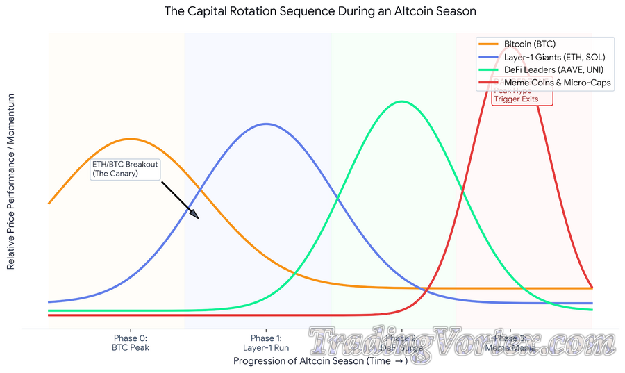 The Capital Rotation Sequence During an Altcoin Season