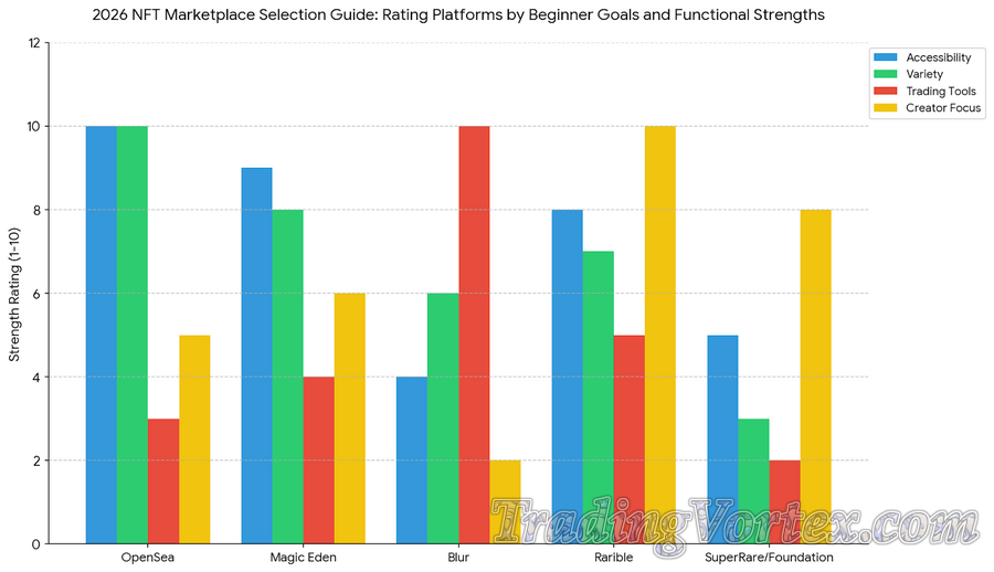 2026 NFT Marketplace Selection Guide: Rating Platforms by Beginner Goals and Functional Strengths