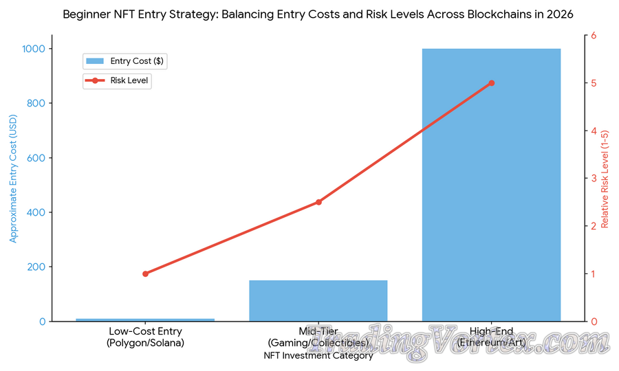 Beginner NFT Entry Strategy: Balancing Entry Costs and Risk Levels Across Blockchains in 2026