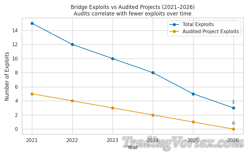 Bridge Exploits vs Audited Projects (2021–2026)
