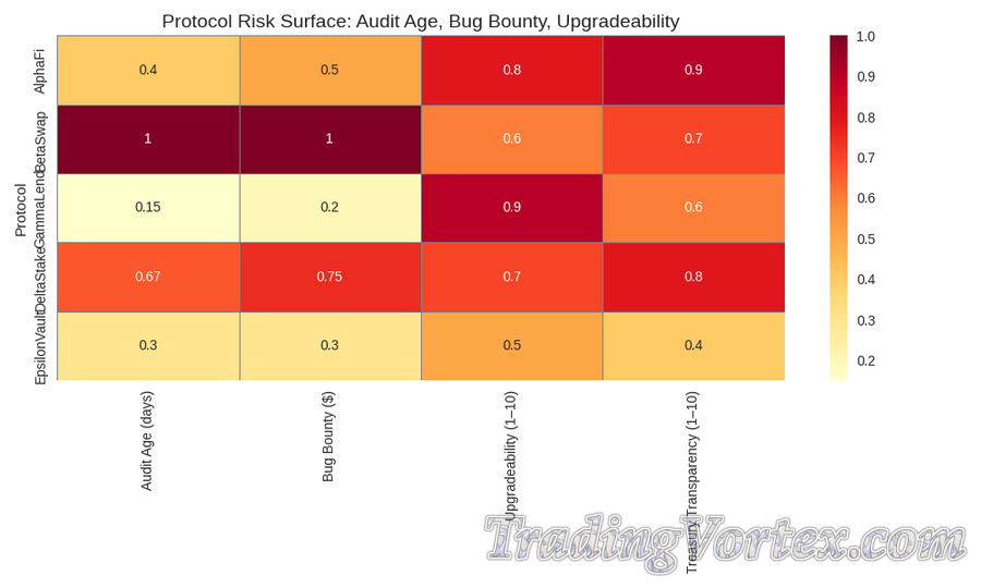 Protocol Risk Surface: Audit Age, Bug Bounty, Upgradeability