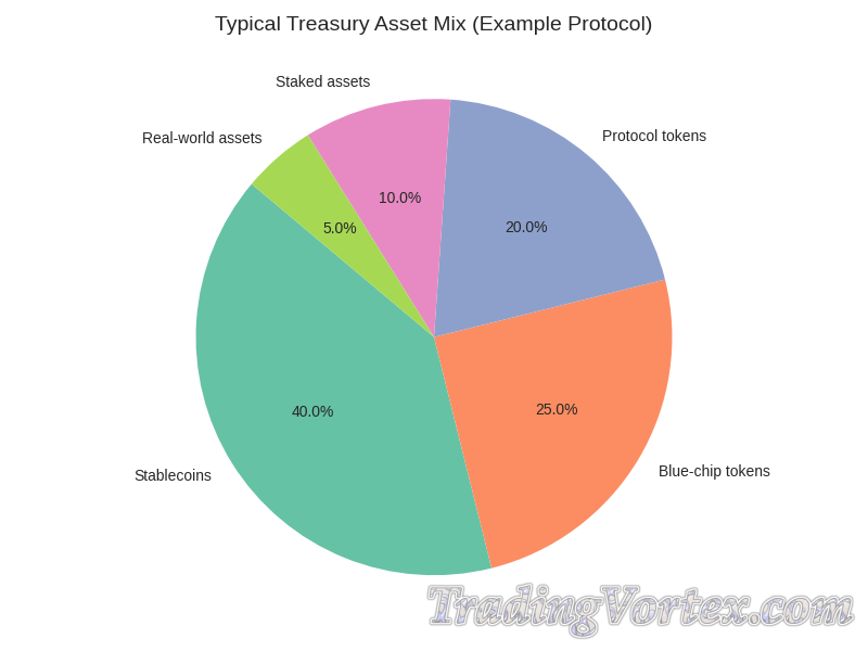 Typical Treasury Asset Mix (Example Protocol)