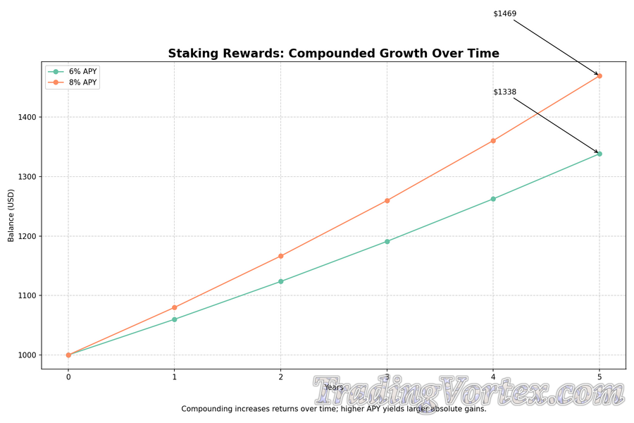 Staking Rewards Compounding