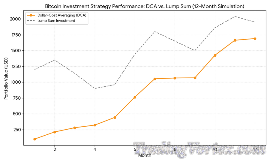 Bitcoin Investment Strategy Performance: DCA vs. Lump Sum