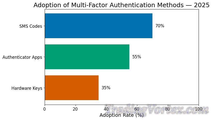 Adoption of Multi-Factor Authentication Methods — 2025