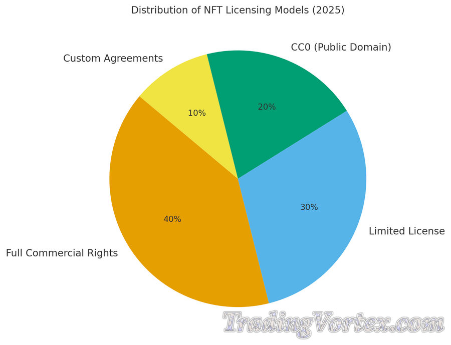Distribution of NFT Licensing Models (2025)