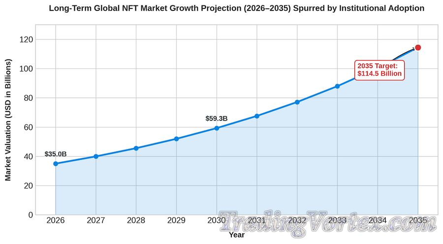 Long-Term Global NFT Market Growth Projection (2026–2035) Spurred by Institutional Adoption