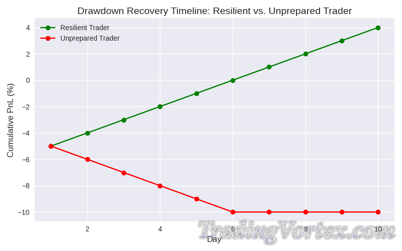 Drawdown Recovery Timeline: Resilient vs. Unprepared Trader