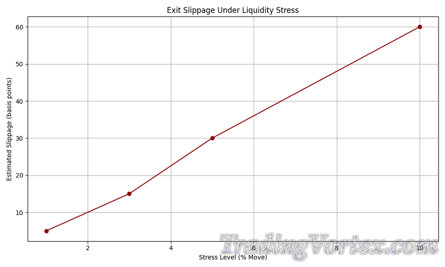 Estimated Slippage Under Liquidity Stress Scenarios
