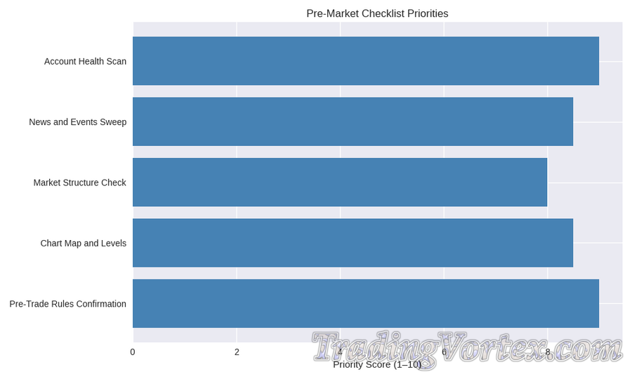 Pre-Market Checklist Priorities