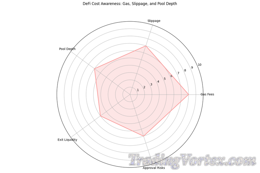 DeFi Cost Awareness: Gas, Slippage, and Pool Depth